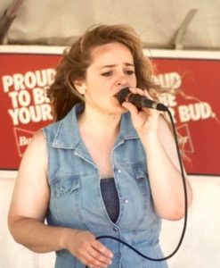 Peggy singing.