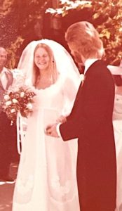 Janelle and Roy at their wedding, circa 1977.